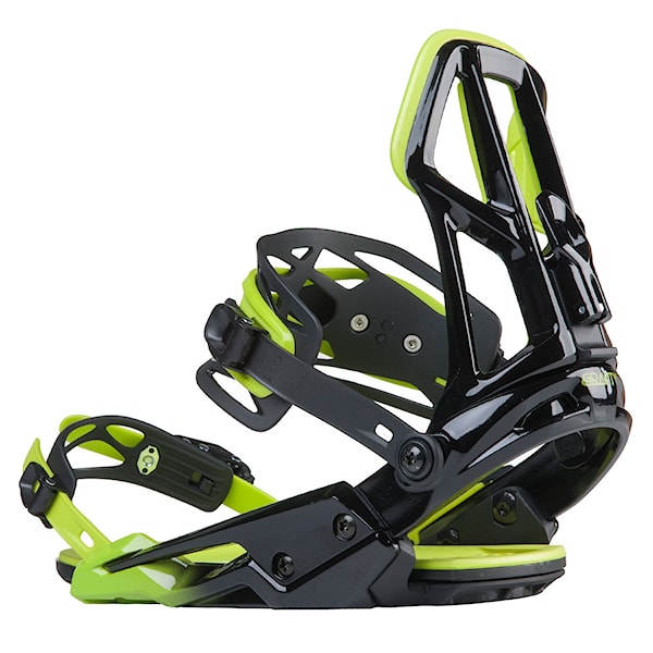 Vázání na lyže Gravity G3 black/lime 2016