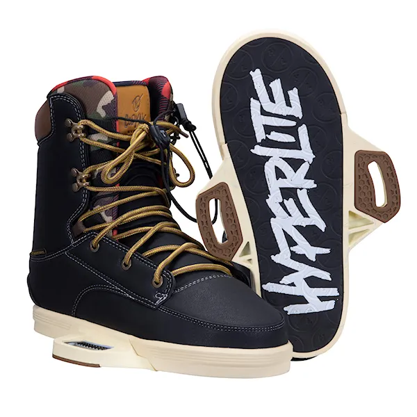Wiązanie wakeboardowe Hyperlite Codyak black/brown 2022