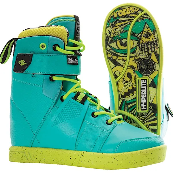 Snowboard Boots Hyperlite Process teal 2015