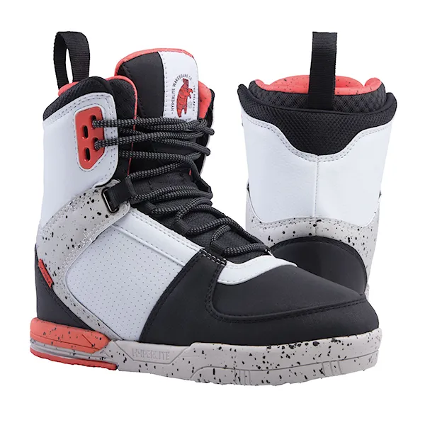 Boty na wakeboard Hyperlite Relapse white/black/red 2019
