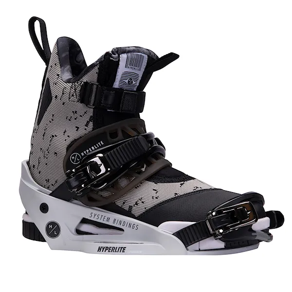 Vázání na wakeboard Hyperlite System Lowback white/black 2023