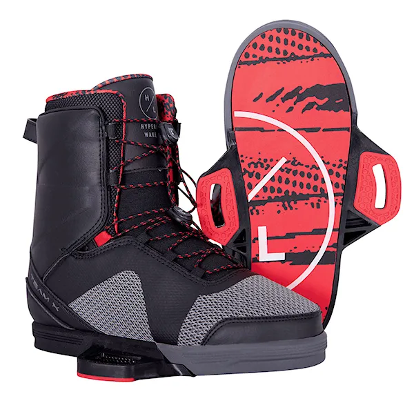 Vázání na wakeboard Hyperlite Team X black/slate 2021
