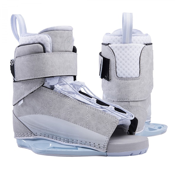 Vázání na wakeboard Hyperlite Viva grey/white 2019