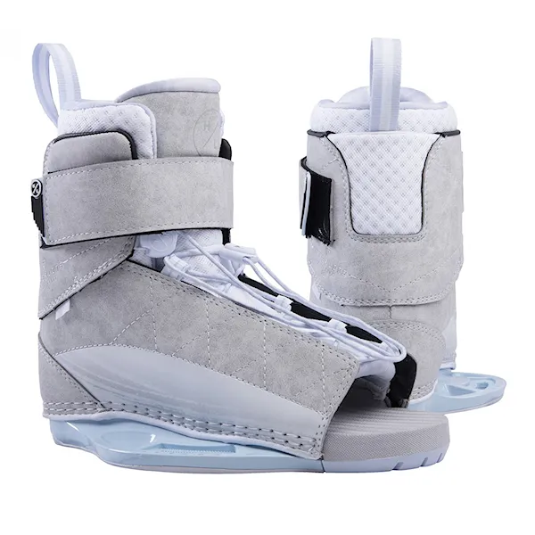 Vázání na wakeboard Hyperlite Viva grey/white 2019