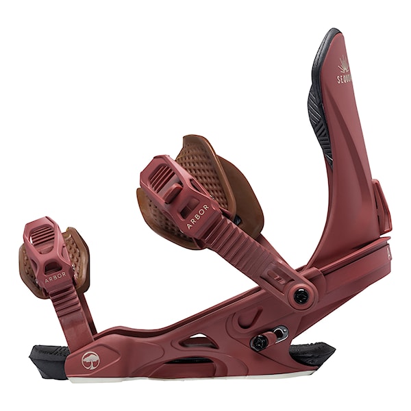 Vázání na snowboard Arbor Sequoia merlot 2024