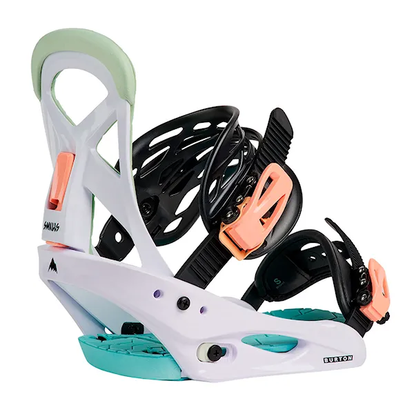 Wiązanie snowboardowe Burton Kids Smalls white/multi 2027