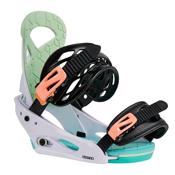 Wiązanie snowboardowe Burton Kids Smalls white/multi 2027