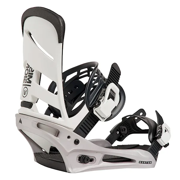 Wiązanie snowboardowe Burton Mission white/silver 2027