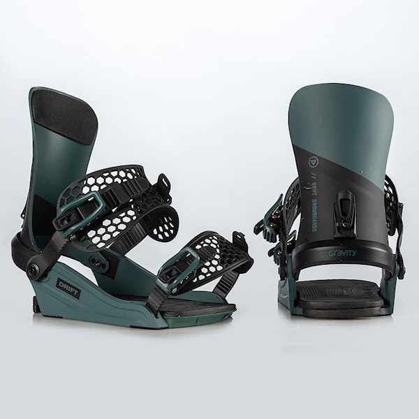 Wiązanie snowboardowe Gravity Drift steel green 2025