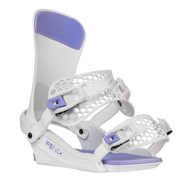 Wiązanie snowboardowe Gravity Fenix white/lavender 2025