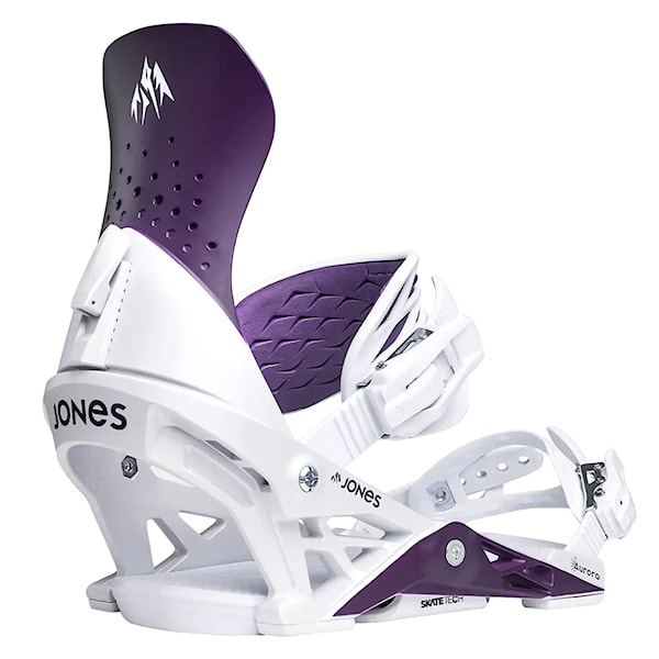 Snowboard Binding Jones Aurora deep purple white 2026