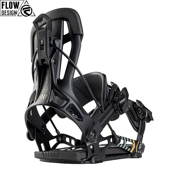 Vázání na snowboard Nidecker Flow NX2 black 2027