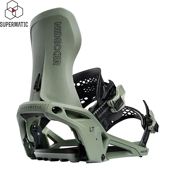 Vázání na snowboard Nidecker LT Supermatic olive 2026