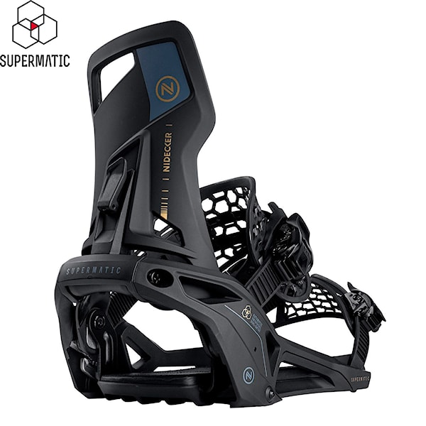 Vázání na snowboard Nidecker Supermatic black 2025