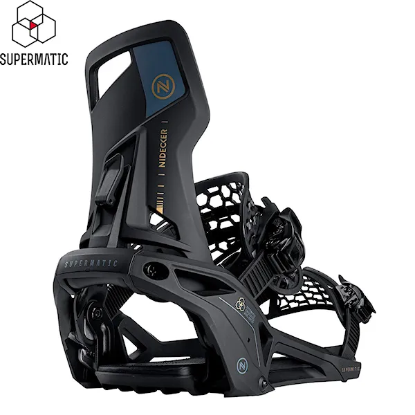 Snowboard Binding Nidecker Supermatic black 2025