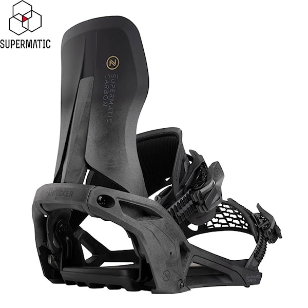 Vázání na snowboard Nidecker Supermatic Carbon black 2026