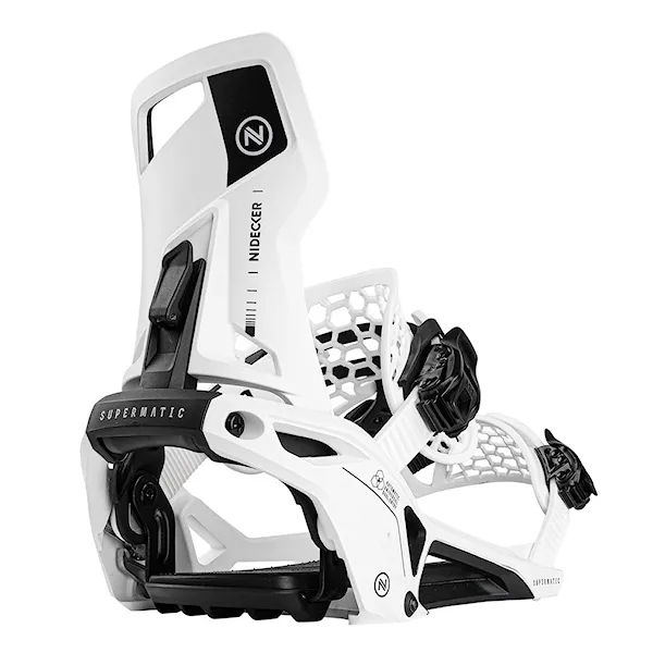 Snowboard Binding Nidecker Supermatic white 2025