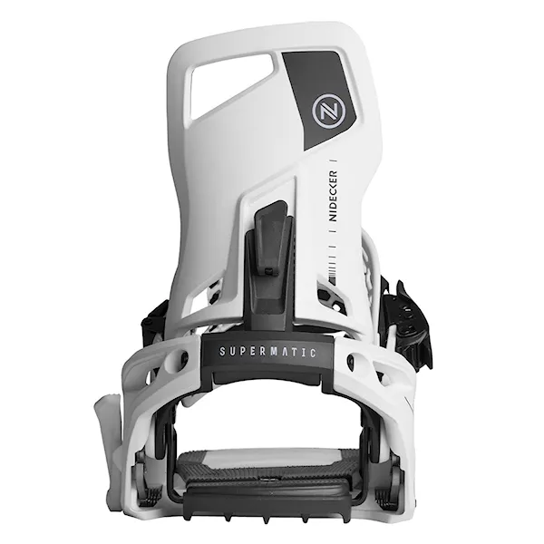 Vázání na snowboard Nidecker Supermatic white 2025