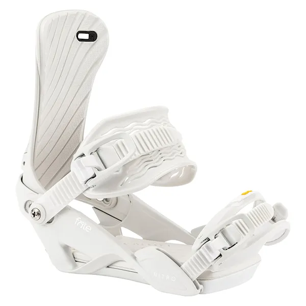Snowboard Binding Nitro Fate off white 2026