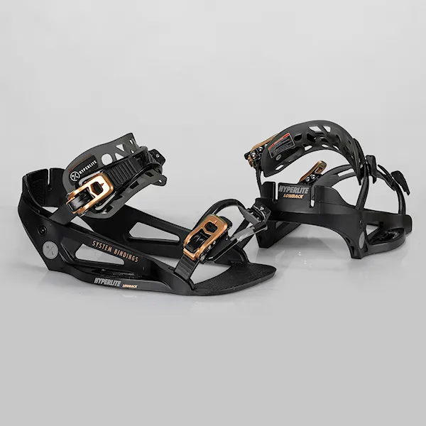 Vázání na wakeboard Hyperlite System Lowback black/gold 2026