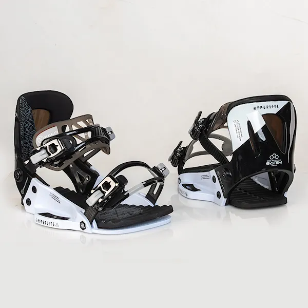 Vázání na wakeboard Hyperlite System Pro white/black 2026