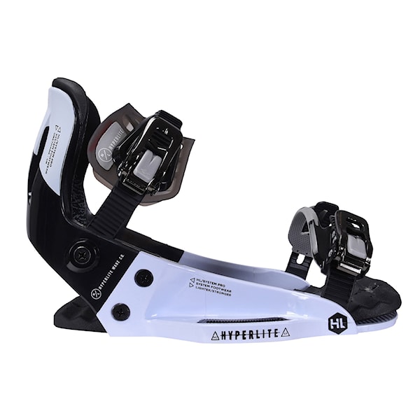 Vázání na wakeboard Hyperlite System Pro white/black 2025