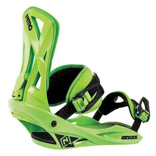 Snowboard Binding Nitro Staxx green 2016