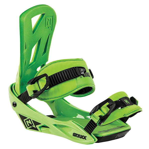 Snowboard Binding Nitro Staxx green 2016