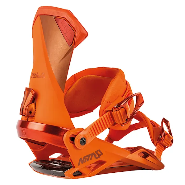 Vázání na snowboard Nitro Team orange 2016