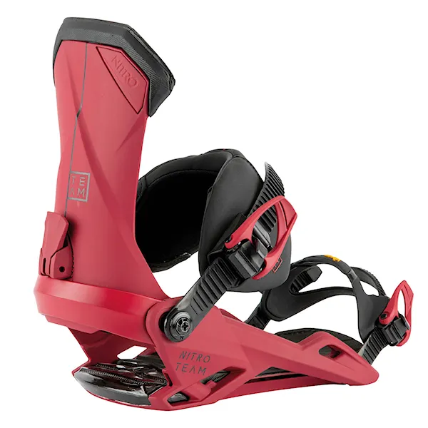 Snowboard Binding Nitro Team red 2022