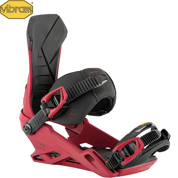 Snowboard Binding Nitro Team red 2022