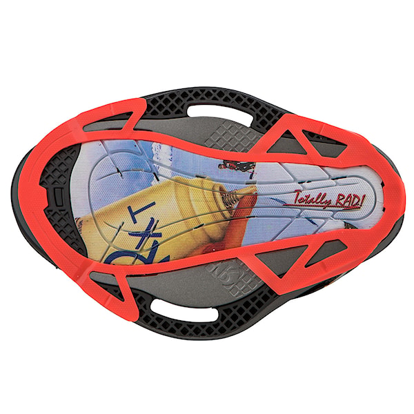 Wiązanie wakeboardowe Ronix RXT naked clear/caffeinated red 2018