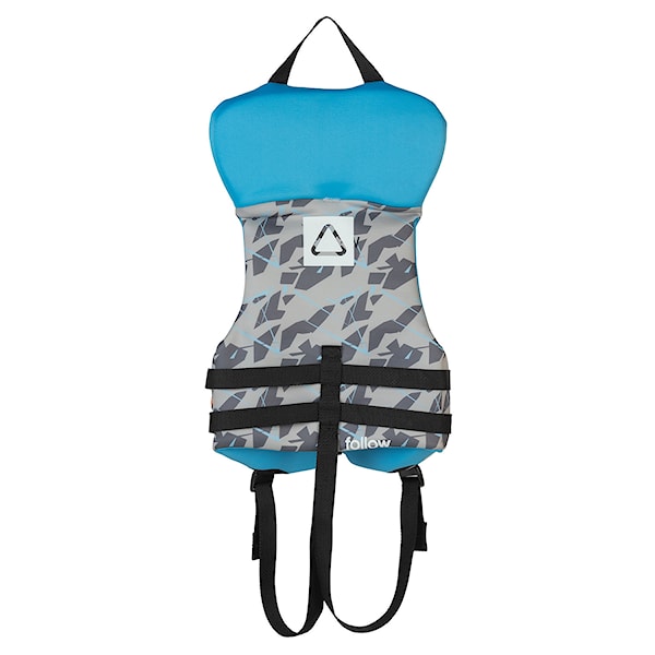 Kamizelka wakeboardowa Follow Child Pop Iso grey/blue 2022