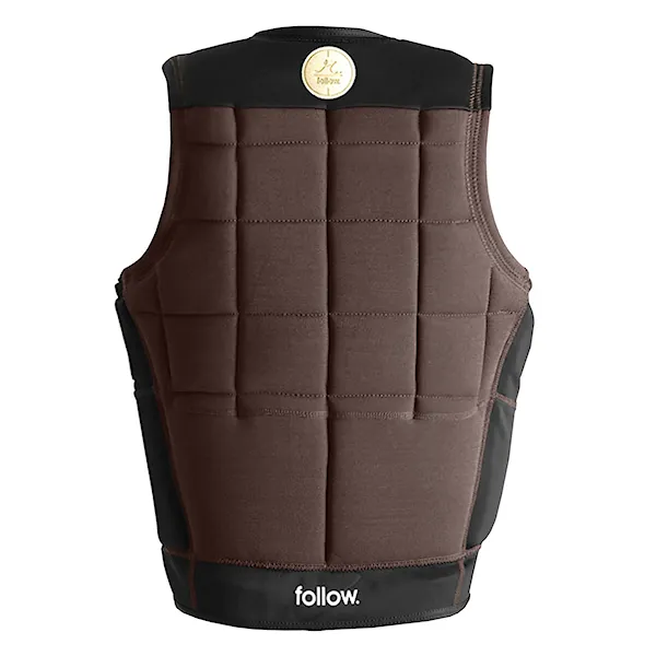 Kamizelka wakeboardowa Follow RD Impact black/brown 2022