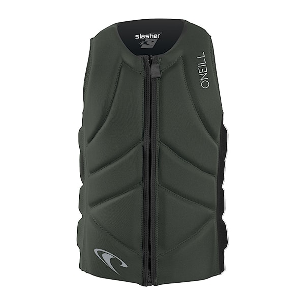 Kamizelka wakeboardowa O'Neill Slasher Comp Vest dark olive/black 2021