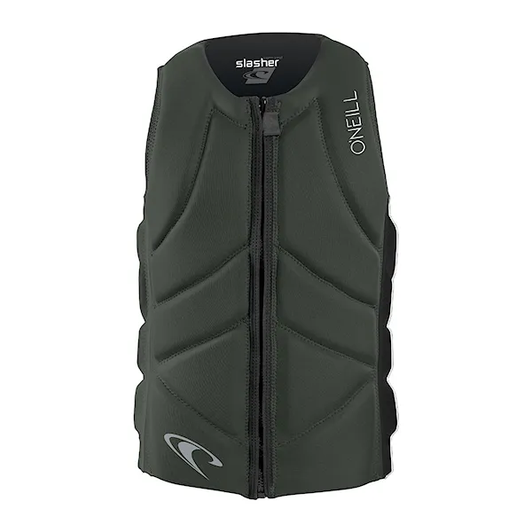 Kamizelka wakeboardowa O'Neill Slasher Comp Vest dark olive/black 2021