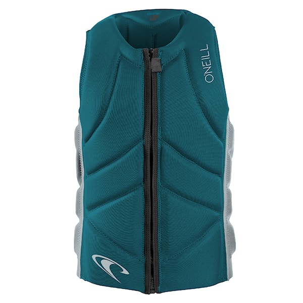 Kamizelka wakeboardowa O'Neill Slasher Comp Vest tide pool/cool grey 2022