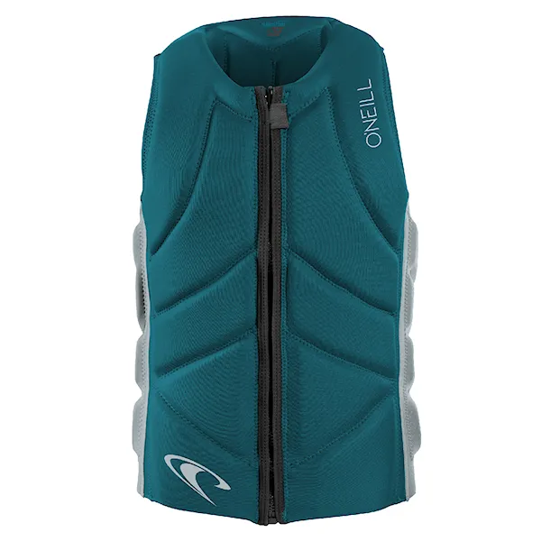 Kamizelka wakeboardowa O'Neill Slasher Comp Vest tide pool/cool grey 2022