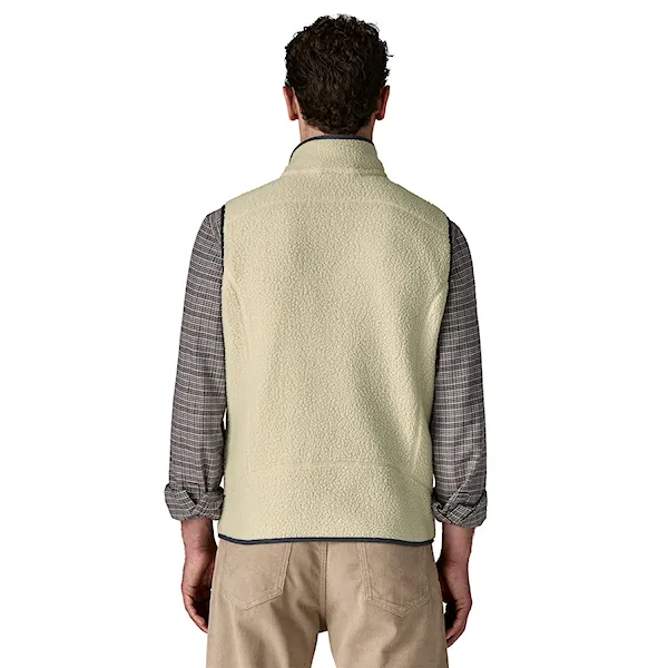 Vesta Patagonia M's Retro Pile Vest pelican w/smolder blue 2026