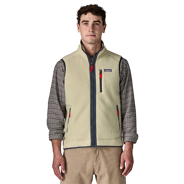 Vest Patagonia M's Retro Pile Vest pelican w/smolder blue 2026