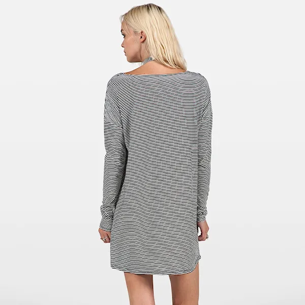 Šaty Volcom Lived In Stripedress black 2015