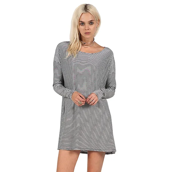 Šaty Volcom Lived In Stripedress black 2015
