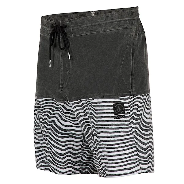Plavky Volcom Vibes Half Stoney 19 black/white 2017