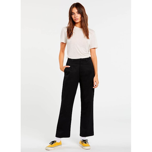 Kalhoty Volcom Wms Frochickie Boyfriend black 2021