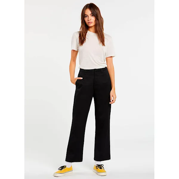 Pants Volcom Wms Frochickie Boyfriend black 2021