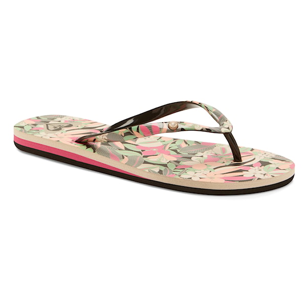 Japonki Roxy Portofino III black/pink/soft lime 2024