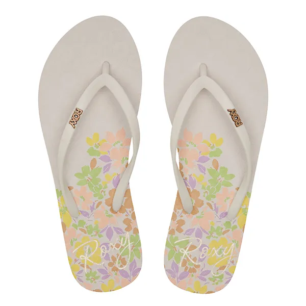 Flip-flops Roxy Viva Stamp II antique white 2024