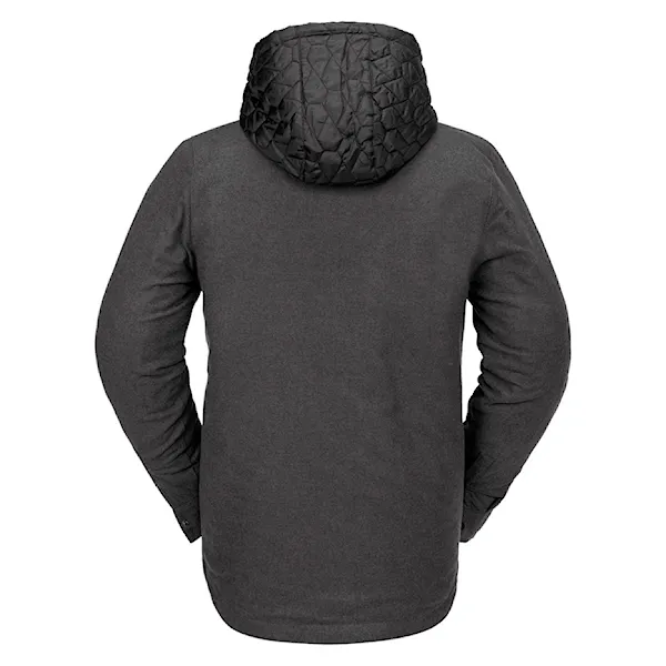 Zimní bunda do města Volcom Ins Riding Flannel heather black 2025