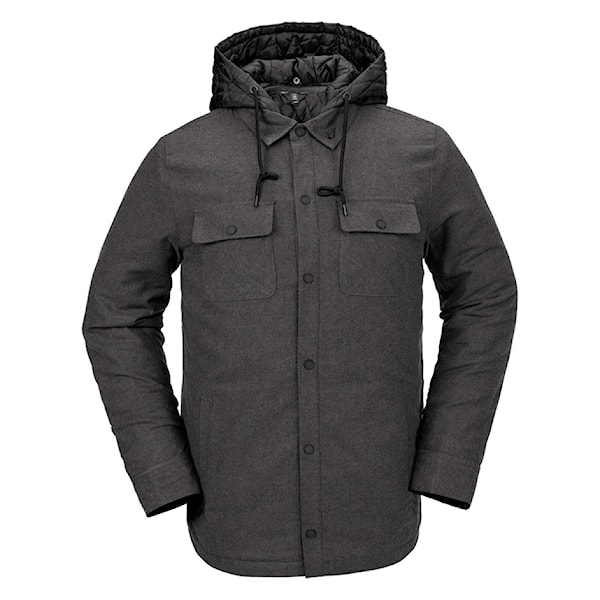 Winter Jacket Volcom Ins Riding Flannel heather black 2025
