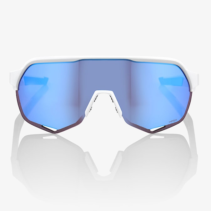 Bike okuliare 100% S2 matte white | hiper blue multi mirror 2024
